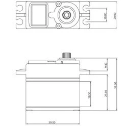 ProTek RC 130T Standard Digital "High Torque" Metal Gear Servo (High Voltage) 11 ProTek RC 130T Standard Digital "High Torque" Metal Gear Servo (High Voltage) -ProTek RC Sales ptk 130t 3