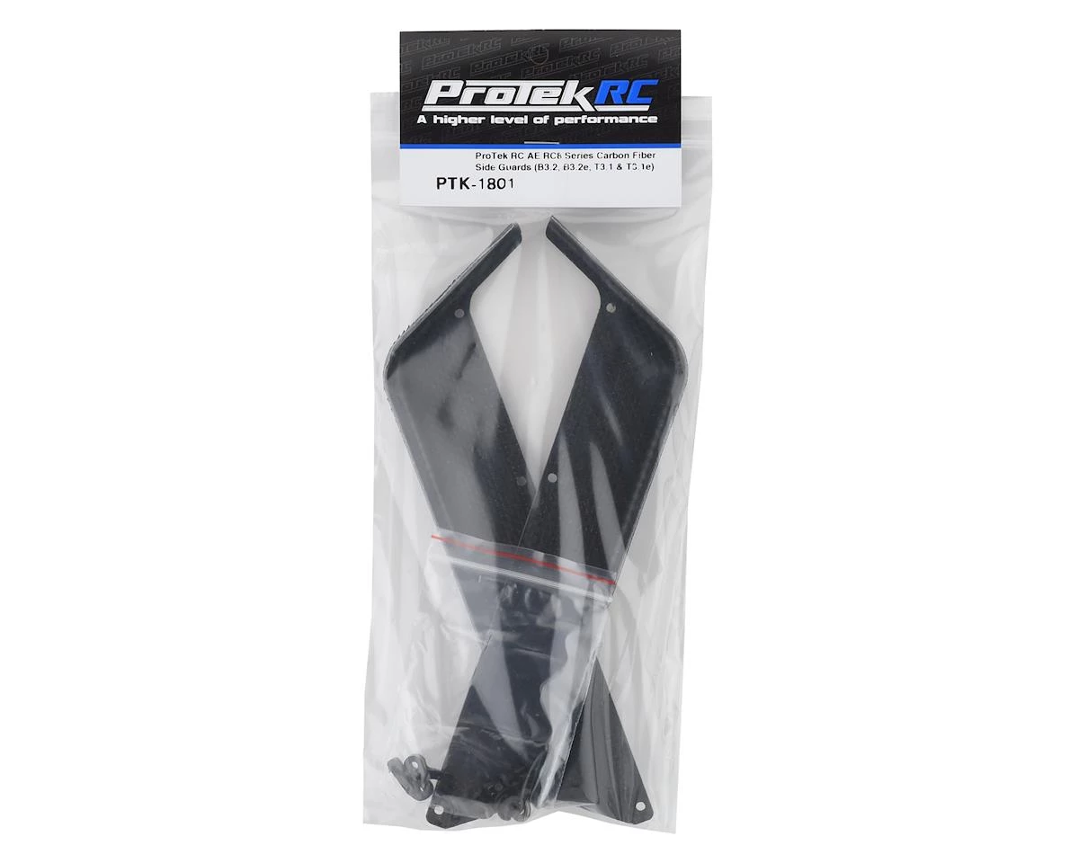 ProTek RC RC8B4 Carbon Fiber Side Guards (B4, B3.2, B3.2e, T3.1 & T3.1e) 4 ProTek RC RC8B4 Carbon Fiber Side Guards (B4, B3.2, B3.2e, T3.1 & T3.1e) - Image 2