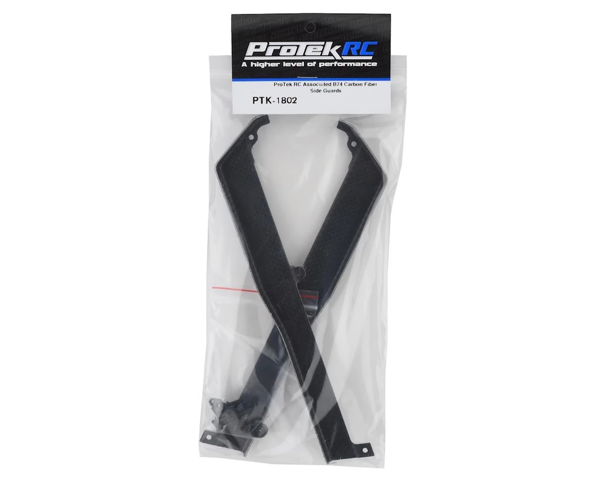 ProTek RC Associated B74.1 Carbon Fiber Side Guards 4 ProTek RC Associated B74.1 Carbon Fiber Side Guards - Image 2