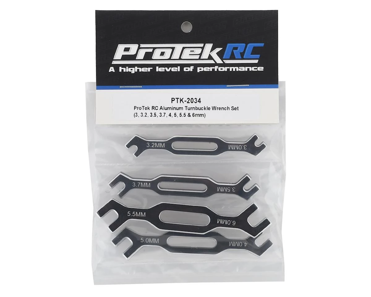 ProTek RC Aluminum Turnbuckle Wrench Set (3, 3.2, 3.5, 3.7, 4, 5, 5.5 & 6mm) 4 ProTek RC Aluminum Turnbuckle Wrench Set (3, 3.2, 3.5, 3.7, 4, 5, 5.5 & 6mm) - Image 2
