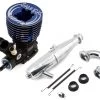 ProTek RC Samurai RM Maifield Edition Competition Nitro Engine Bundle w/2100 Tuned Pipe & 85mm Manifold (Ceramic Bearing) -ProTek RC Sales ptk 2640 bdl