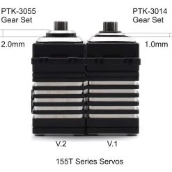 ProTek RC 155T Metal Servo Gear Set (Gasket Spline) -ProTek RC Sales ptk 3055 2