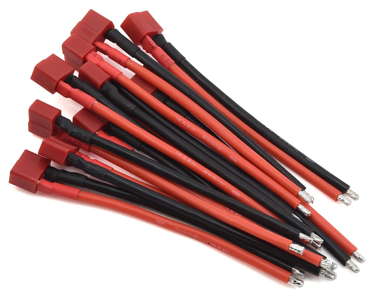 ProTek RC Bulk Pack T-Style Female Pigtail (10) (14awg) 3 ProTek RC Bulk Pack T-Style Female Pigtail (10) (14awg)