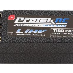 ProTek RC 2S 200C 2s4p Si-Graphene Drag Race Shorty LiPo Battery (7.6V/7100mAh) w/8mm Connectors