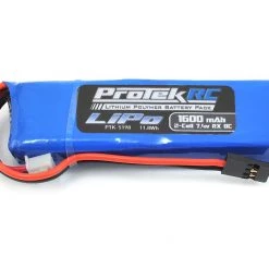 ProTek RC Lightweight LiPo Receiver Battery Pack (Mugen/AE/XRAY/8ight-X) (7.4V/1600mAh) (w/Balance Plug)