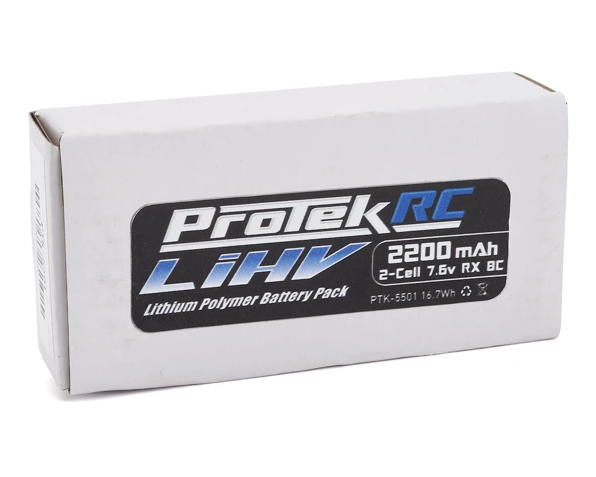 ProTek RC HV LiPo Receiver Battery Pack (Mugen/AE/8ight-X) (7.6V/2200mAh) (w/Balance Plug) 4 ProTek RC HV LiPo Receiver Battery Pack (Mugen/AE/8ight-X) (7.6V/2200mAh) (w/Balance Plug) - Image 2