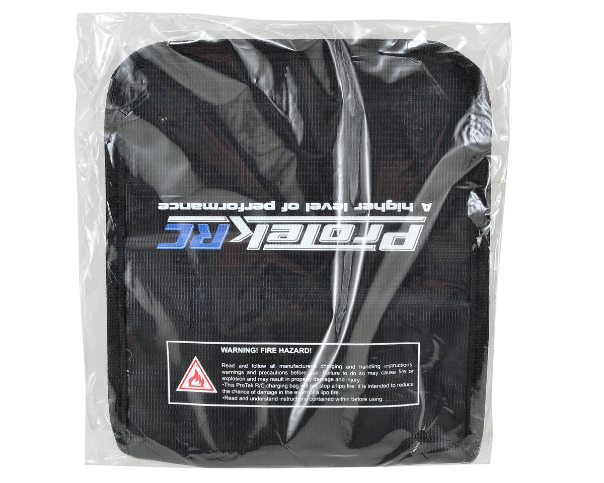 ProTek RC "Flak Jacket" Flame Resistant LiPo Polymer Charging Bag (16x6.5x7cm) 5 ProTek RC "Flak Jacket" Flame Resistant LiPo Polymer Charging Bag (16x6.5x7cm) - Image 3