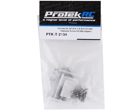 ProTek RC AE B74.1/B74.1D "Grade 5" Titanium Screw Kit (86) (Upper) 3 ProTek RC AE B74.1/B74.1D "Grade 5" Titanium Screw Kit (86) (Upper)