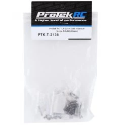 ProTek RC TLR 22X-4 "Grade 5" Titanium Screw Kit (82) (Upper)