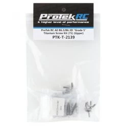 ProTek RC AE B6.3/B6.3D "Grade 5" Titanium Screw Kit (71) (Upper)